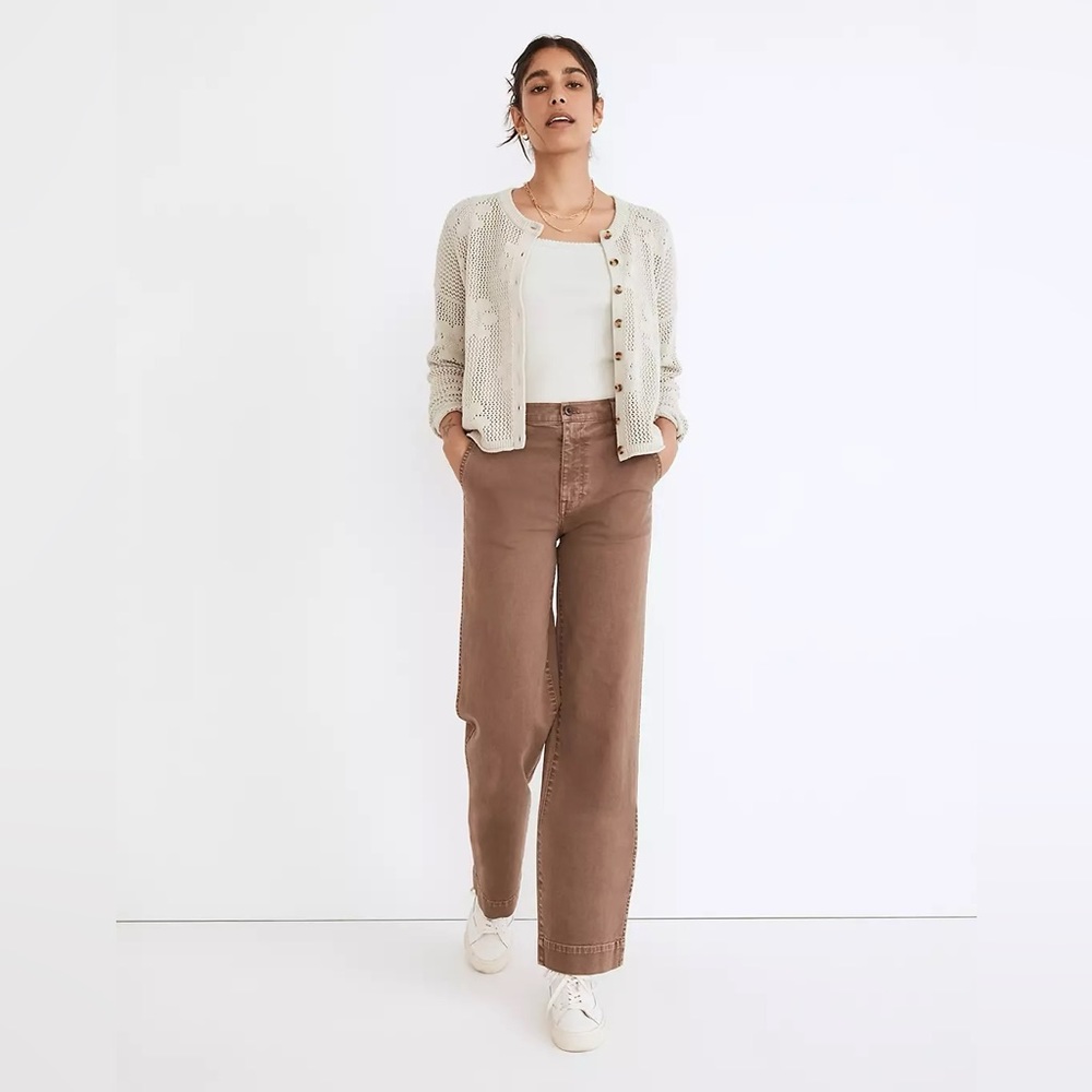 Madewell the perfect vintage wide leg pant size 31
